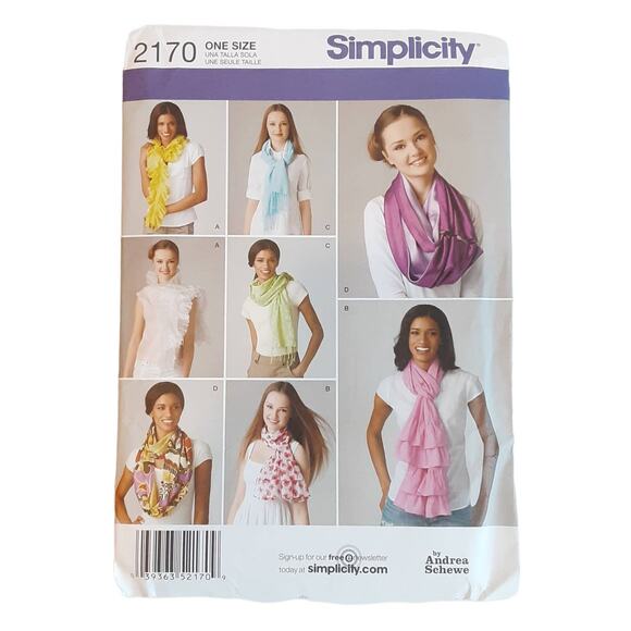 Simplicity 1824 2170 Quilted Handbag Scarf Variations Accessory Pattern Set - Picture 7 of 11